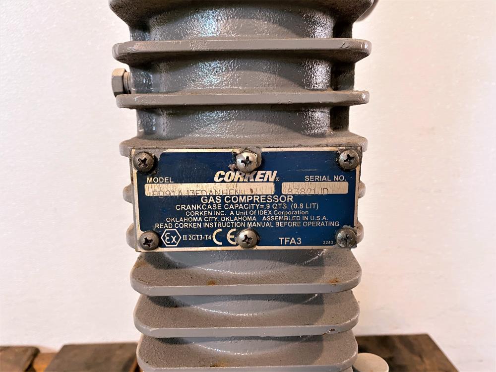 Corken Ductile Iron Gas Compressor, FD91AJ3FDANHEN